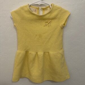 Zara Soft Yellow Baby Dress